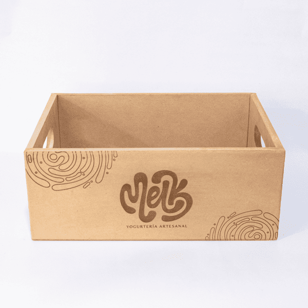 Caja Canasta en MDF Personalizada Manija