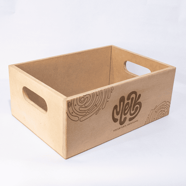 Caja Canasta en MDF Personalizada Manija - Image 4