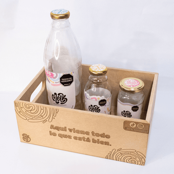 Caja Canasta en MDF Personalizada Manija - Image 5