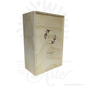 Caja en triplex de pino para ancheta personalizada