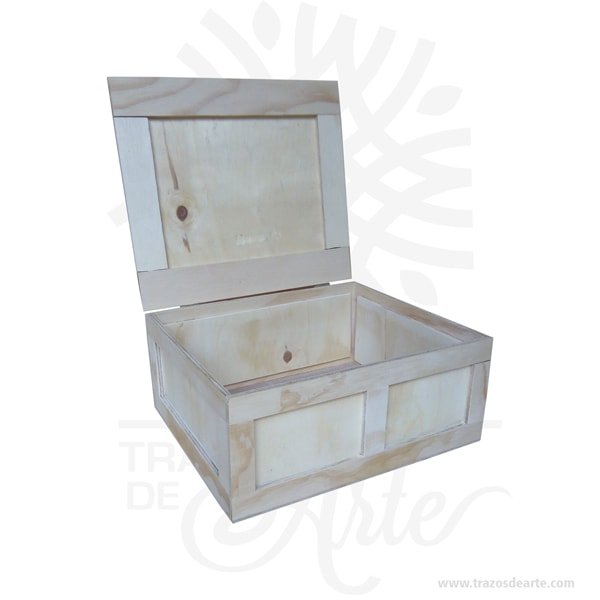 Caja en triplex de pino guacal clásico de 24 x 22 x 11 - Image 2