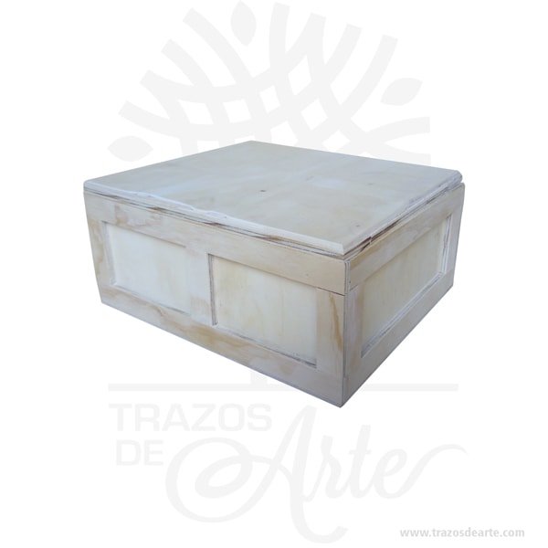 Caja en triplex de pino guacal clásico de 24 x 22 x 11 - Image 3