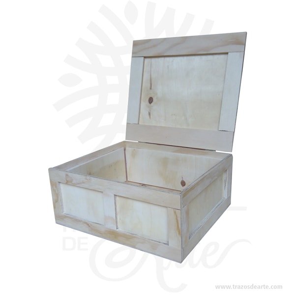 Caja en triplex de pino guacal clásico de 24 x 22 x 11 - Image 5
