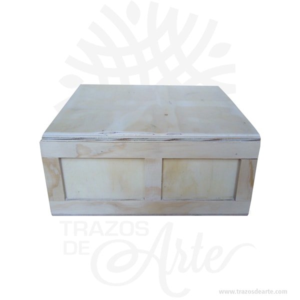 Caja en triplex de pino guacal clásico de 24 x 22 x 11 - Image 4
