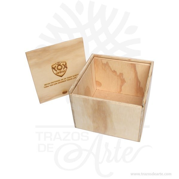 Caja En Madera Pequeña Tapa Corrediza - Image 3