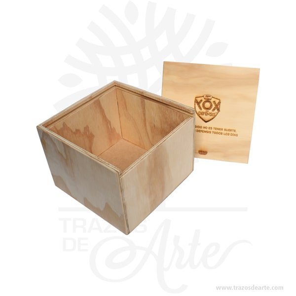 Caja En Madera Pequeña Tapa Corrediza - Image 2