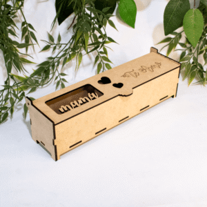 Caja para Rosa en MDF Especial para Mamá