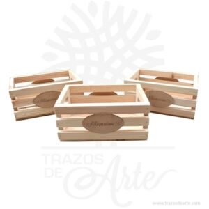 Caja huacal madera personalizada