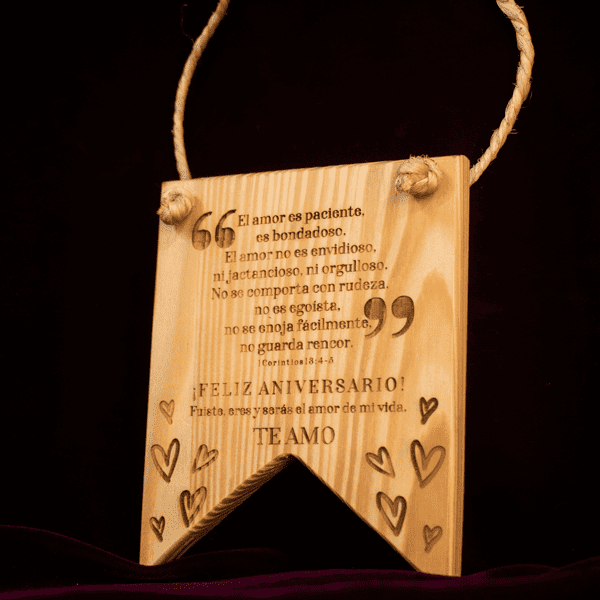 Banderín de madera para pared - Image 3