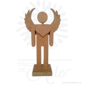 Figura ángel hombre en madera MDF 18 mm