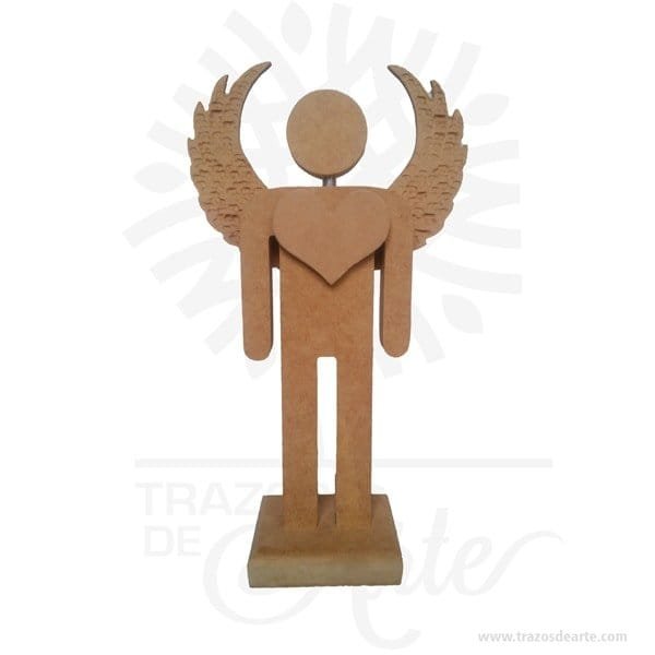 Figura ángel hombre en madera MDF 18 mm