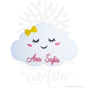 Nube para decoración con nombre