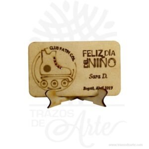 Placa regalo conmemorativa