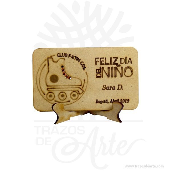 Placa regalo conmemorativa
