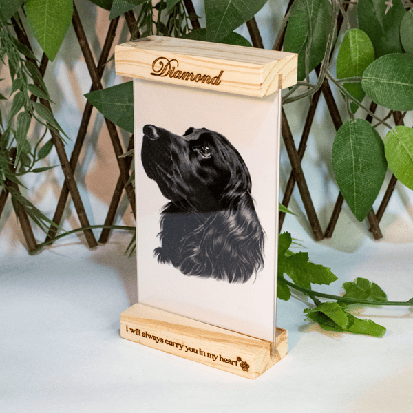 Portaretrato en madera de pino y acrílico - Image 4