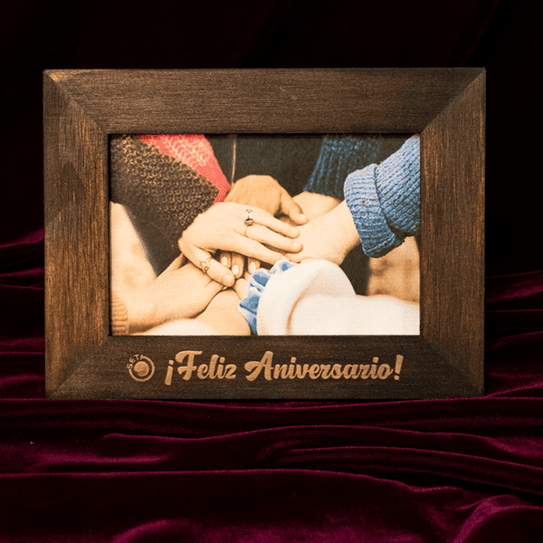 Portaretrato madera envejecido