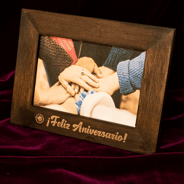 Portaretrato madera envejecido - Image 3