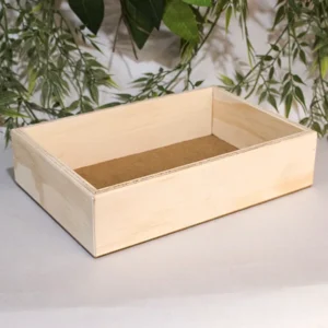 Bandeja sencilla en triplex de pino