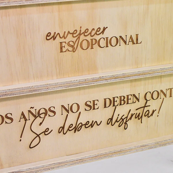 Caja de madera para 3 botellas de vino - Image 5