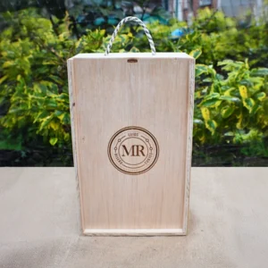 Caja madera para whisky 22 x 34 x 11 cm