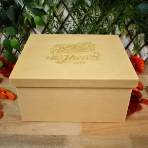 Caja regalo en MDF personalizada