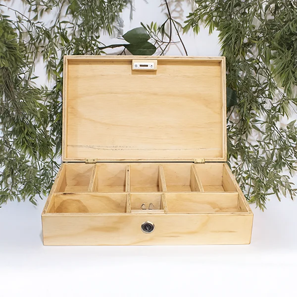 Caja seguridad para dinero en madera - Image 4