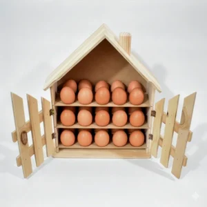 Casa para huevos en madera