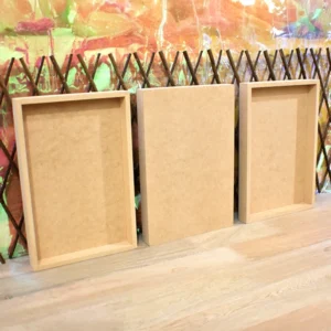 Retablo en Mdf de 3mm crudo de 20 X 30 cm pack x 3