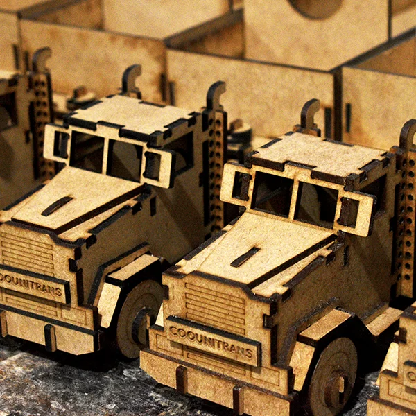 Tractomula para personalizar en MDF - Image 3